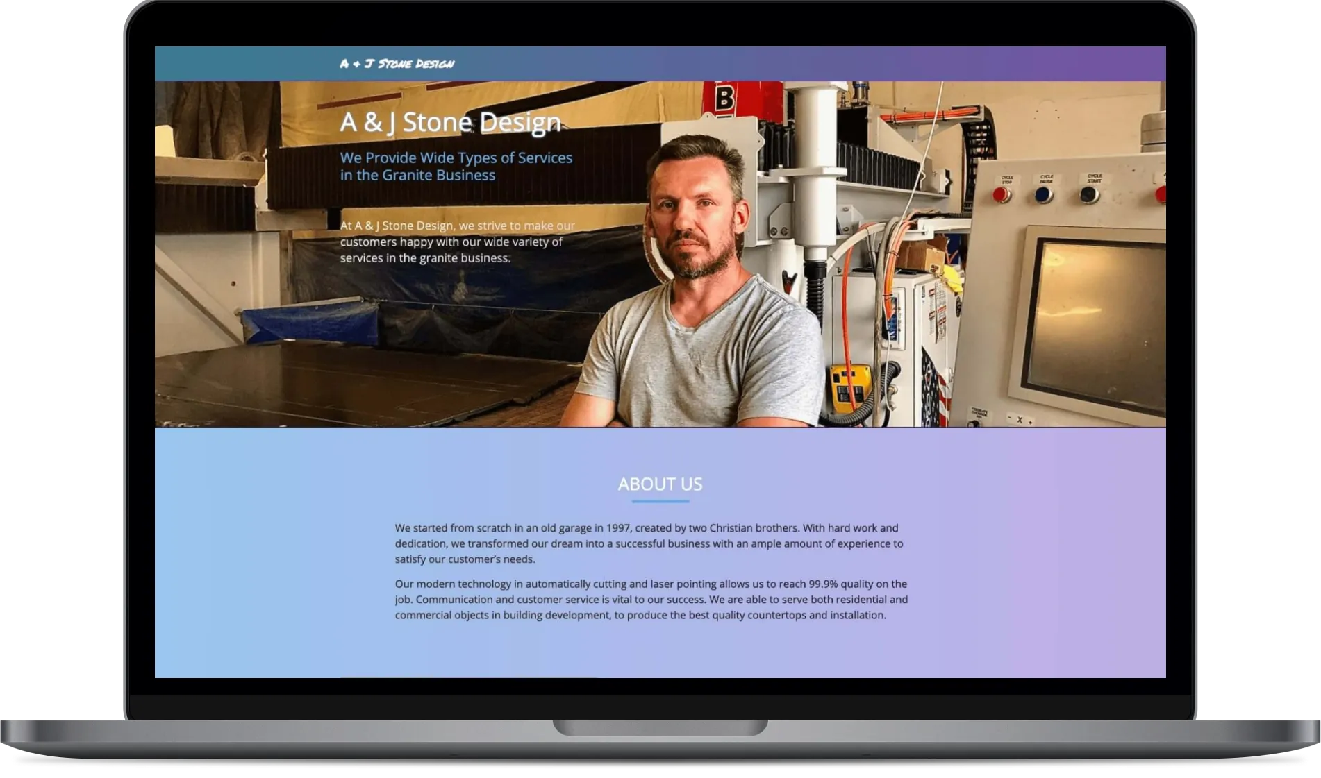 Website project by Star Web Design