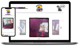 Micahdoodles website design by Star Web Design
